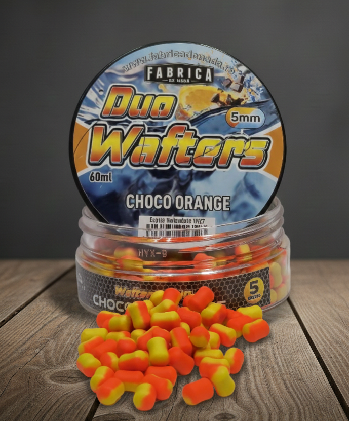 Duo Wafters 5mm Choco & Orange