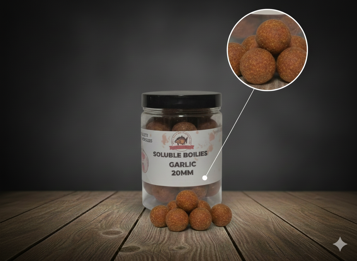 Oplosbare Boilies Knoflook 20mm